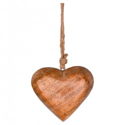 Colgante Corazón de Madera...