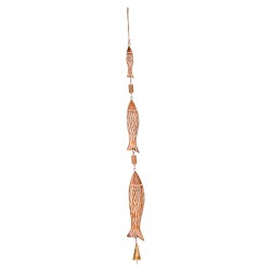 Colgante Pared Peces Madera...