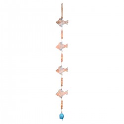Colgante Pared Peces Madera...