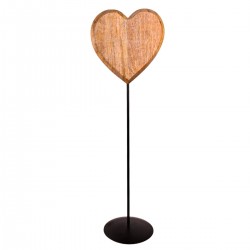 Adorno Corazón Madera y...