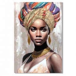 Cuadro Africana Decorativo...