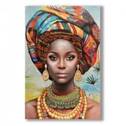 Cuadro Decorativo Africana...