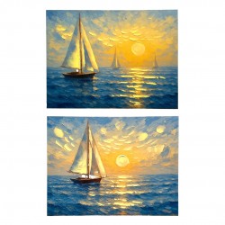Cuadro Barco Velero x2...