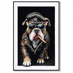 Cuadro Perro con Gafas y...