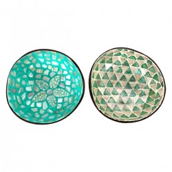 Cuenco Decorativo x2 Madera...