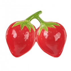 Cuenco Fresas Porcelana 16 cm
