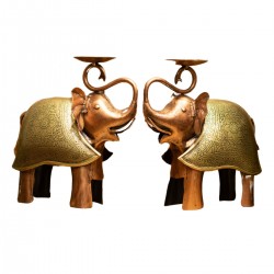 Elefante Portavelas x2...