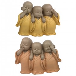 Figura Monjes No Ver Oir...
