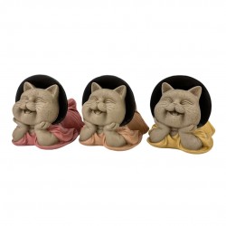 Figura Decorativa Gato Buda...
