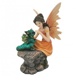 Figura Hada con Dragón...
