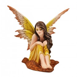 Figura Hada Sentada Resina...