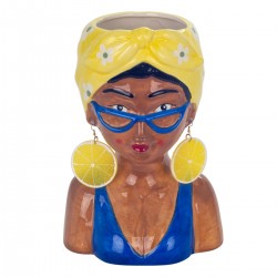 Jarrón Busto Mujer Dolomita...