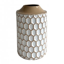Jarrón Decorativo Metal y...