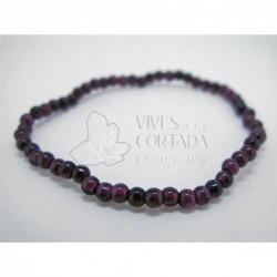 Pulsera Granate Bolas 4 mm