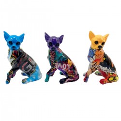 Figura Perro Chihuahua x3...