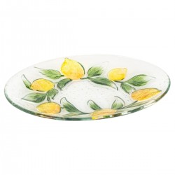 Plato Limones Vidrio...