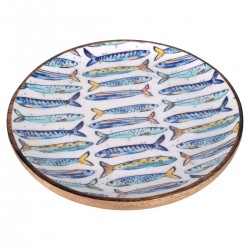 Plato Decorativo Peces...