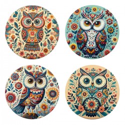 Posavasos Búho x4 Modelos...