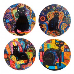 Posavasos Gato Pop x4...