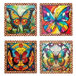 Posavasos Mariposa x4...