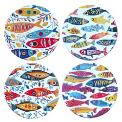 Posavasos Peces x4 Modelos...