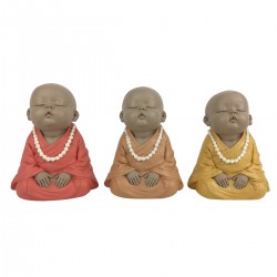 Figura Monje Budista x3...