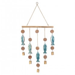 Movil de Pared Peces Madera...