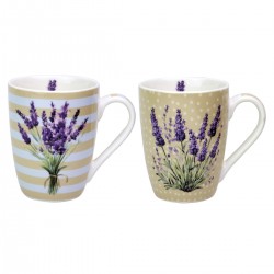 Taza Lavanda de Porcelana...