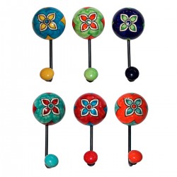 Perchero Pared x6 Pomos...