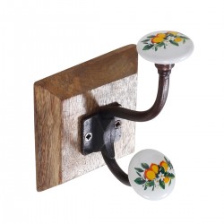 Perchero Pared Madera 2...