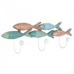 Perchero Pared Peces 3...