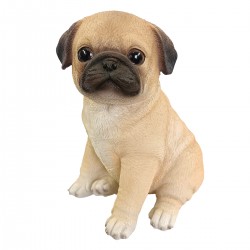 Figura Perro Carlino Resina...