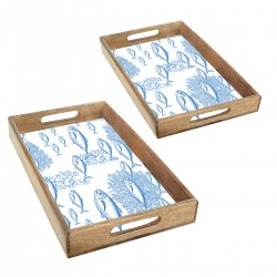 Bandejas de Madera de Mango...