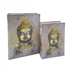 Caja Libro Buda x2 MDF...