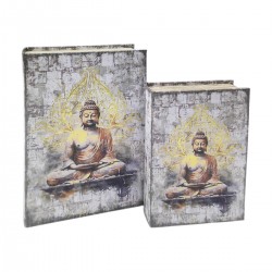 Caja Libro Decorativa Buda...