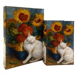 Caja Libro Gato x2...