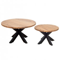 Mesa Auxiliar Redonda x2...