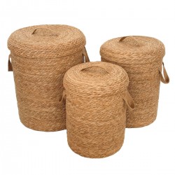 Cestas con Tapa de Fibra...