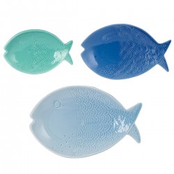 Plato Pez Decorativo x3...