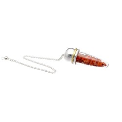 Péndulo Gota De Cornalina...