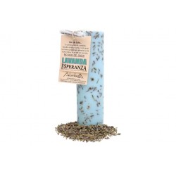 Vela Artesanal con Lavanda...