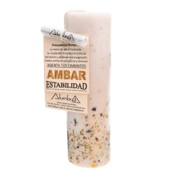 Vela Artesanal con Ámbar -...