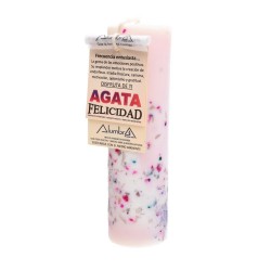 Vela Artesanal con Ágata...