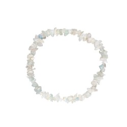 Pulsera Chips Aguamarina...