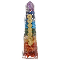 Punta Orgonita De Chakras...