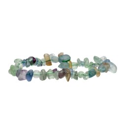 Pulsera Chip De Fluorita...