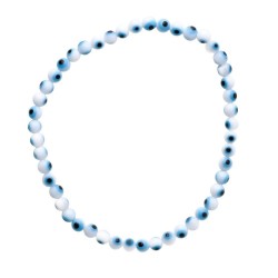 Pulsera De Ojo Turco Blanco...
