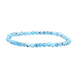 Pulsera De Ojo Turco Azul...