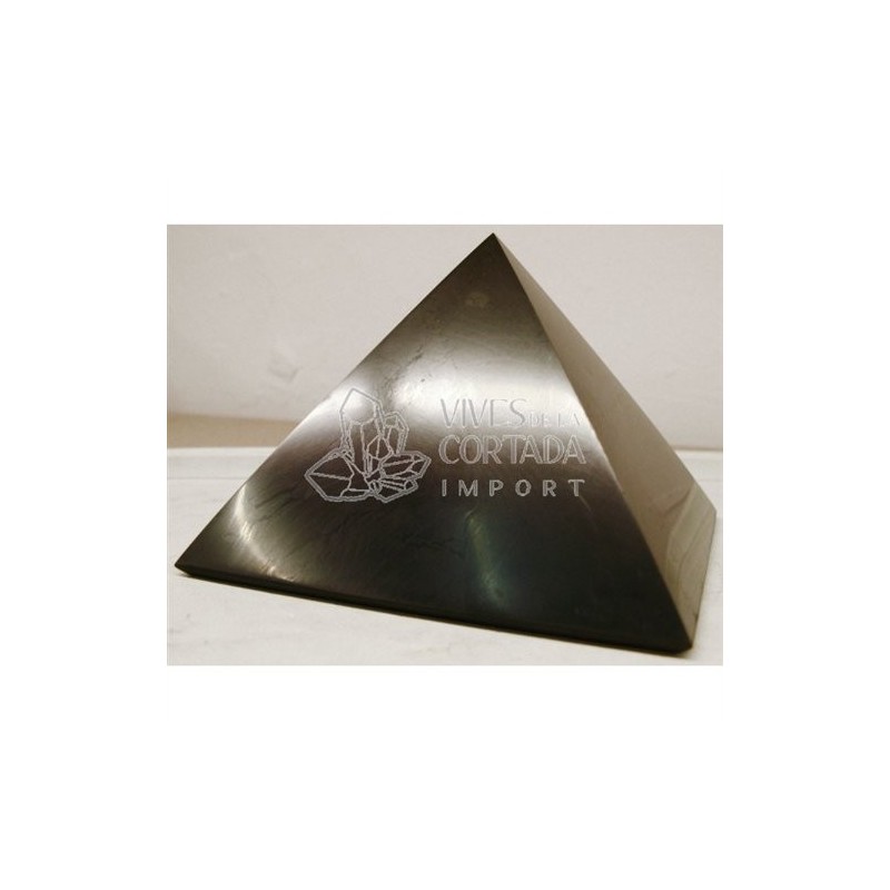 Piramide Shungit Grande Pulida 13x13 cm