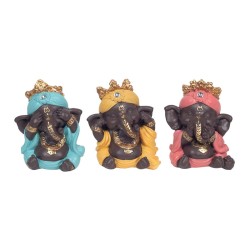 Figura Decorativa x3 Ganesh...